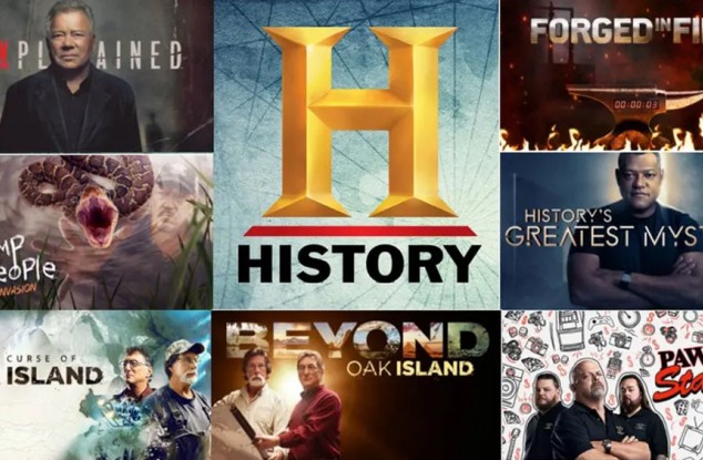 少点历史感？美国历史频道启用了新的平面标志
