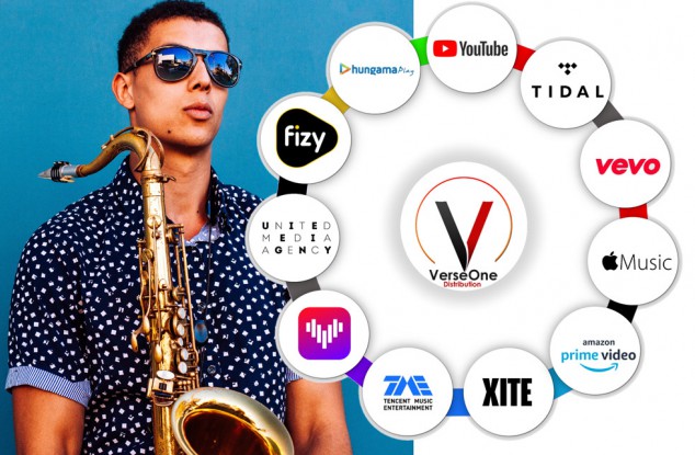 美国知名数字音乐出版商VerseOne更换了新LOGO。
