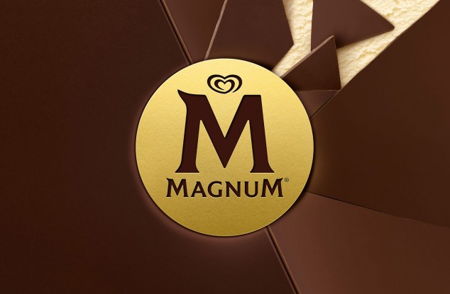 联合利华的冰淇淋品牌Magnum Magnum更新了LOGO和包装