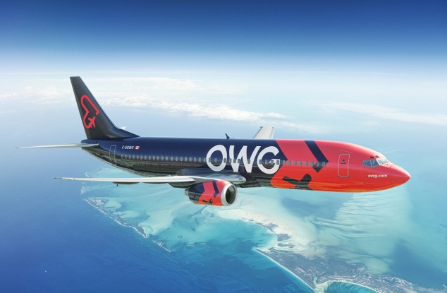 OMG！加拿大新低价航空公司空 OWG的品牌形象令人