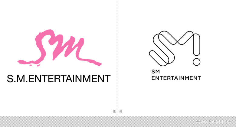 象征融合，韩国知名娱乐公司“SM娱乐集团”更换新LOGO