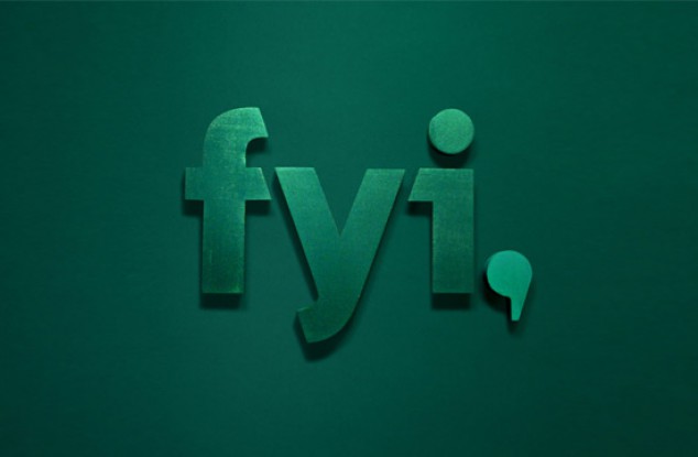 新的美国电视频道FYI新标志
