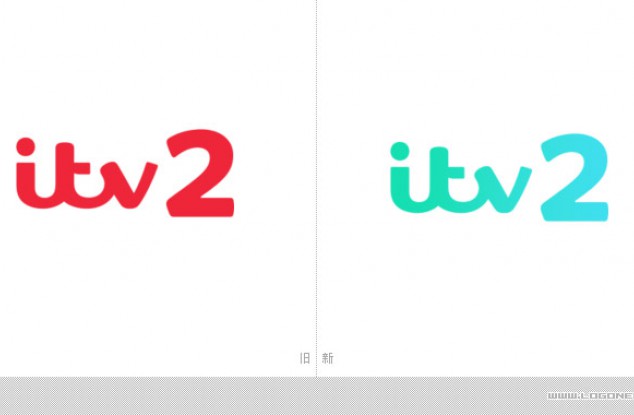 英国ITV2电视频道推出新标志
